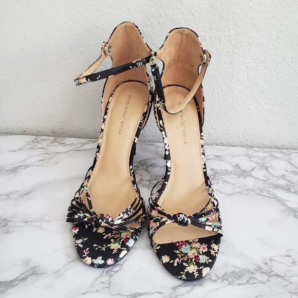 Who what wear floral strappy heels - Picture 2 of 5